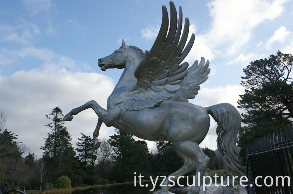 Stainless Steel Horse Sculpture